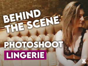 miniature youtube behind the scenes photoshoot lingerie